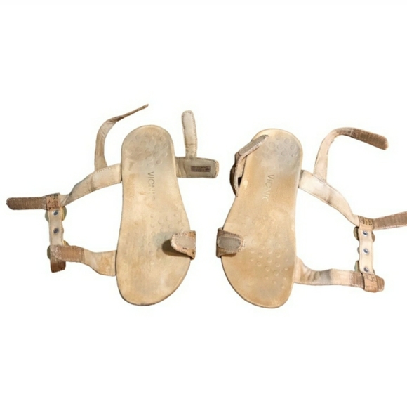 VIONIC Farra Gold Cork Sandals EUC! - Picture 7 of 9